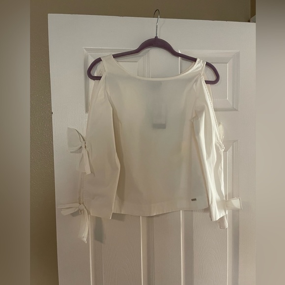 NEW limited edition Armani exchange white blouse cotton - Picture 3 of 10